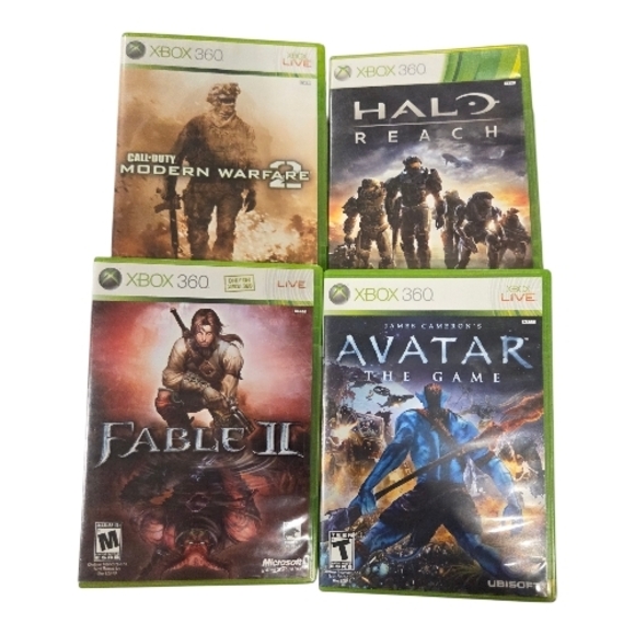 Other - XBOX 360- Video Game Bundle - Call of Duty, Halo, Fable II, Avatar